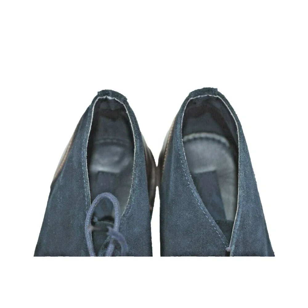 Joseph Abboud Collection Men's Blue Suede Leather Chukka Boots Size 11